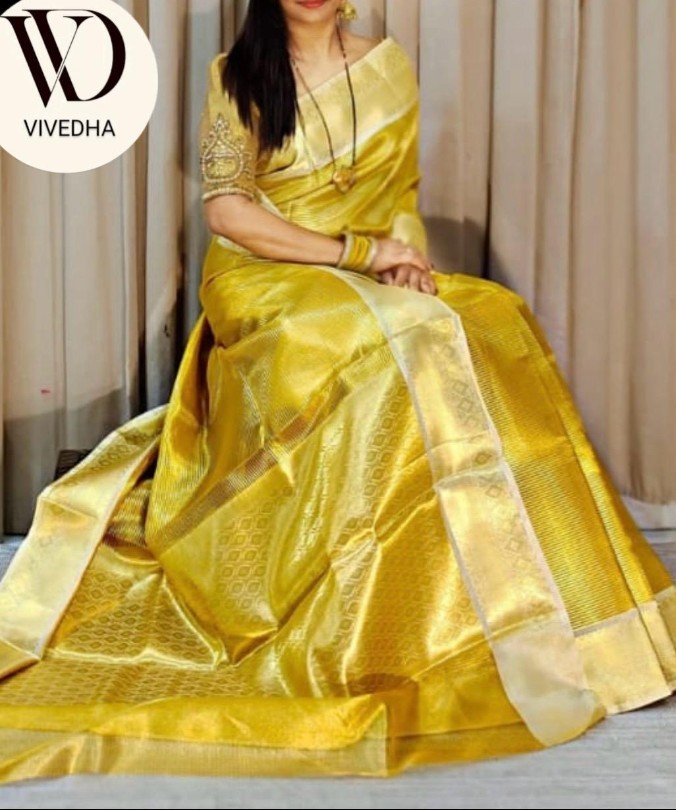 Banarasi soft tissue silk Saree 