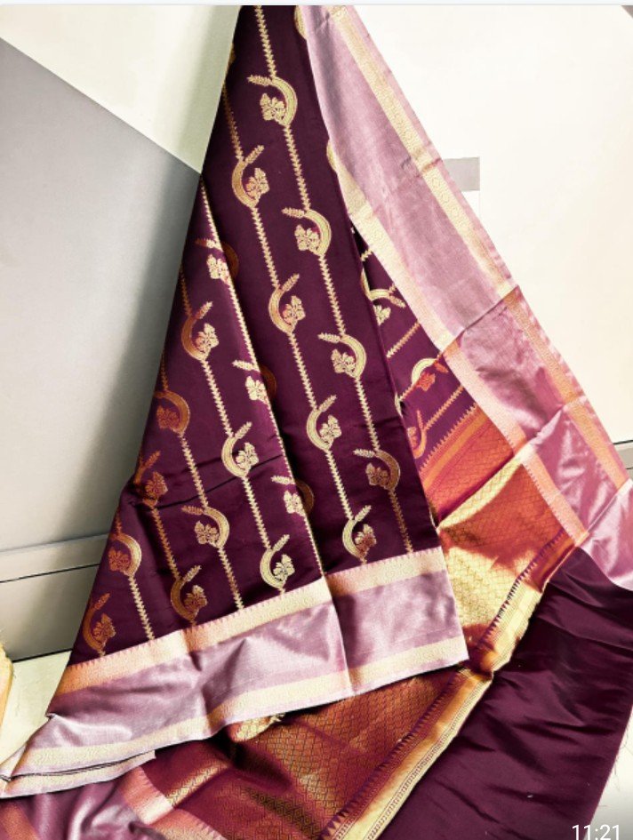 Banaras soft katan silk saree