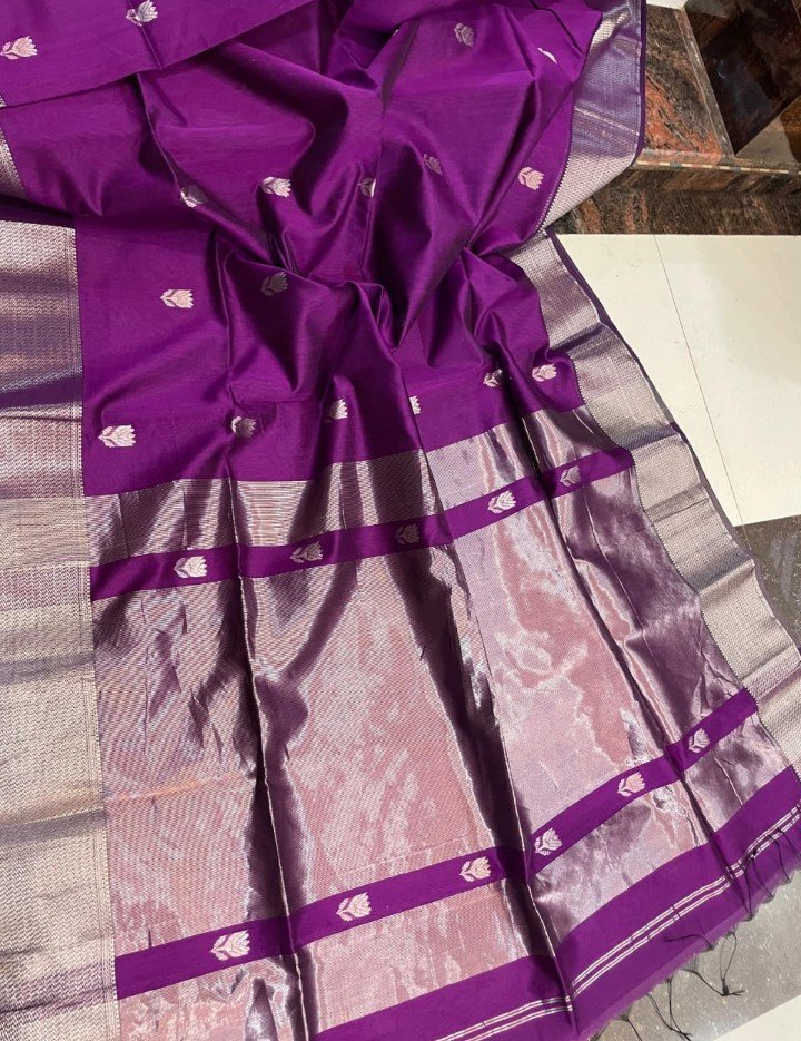 Exclusive collections on Maheshwari silk saree 